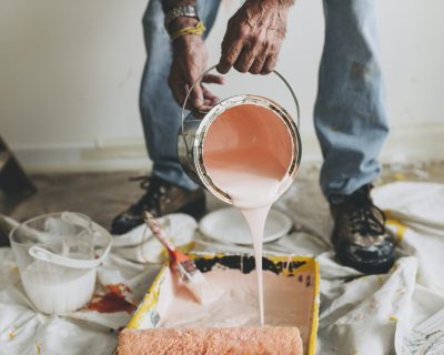 painting the walls pink